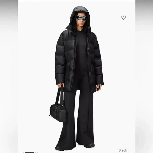 NWT Rains Alta Waterproof Windproof Insulated Hooded Puffer Parka Coat size XL - Picture 5 of 15